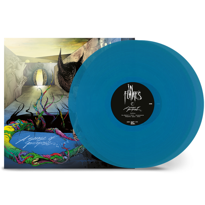 In Flames 'A Sense Of Purpose + The  Mirror's Truth' 2LP 180g Transparent Ocean Blue Vinyl