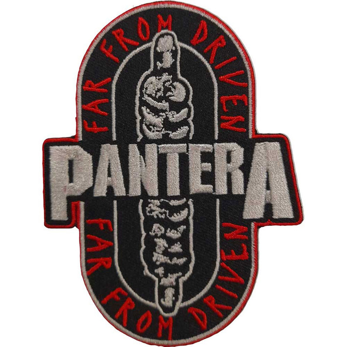 Pantera 'Far From Driven' (Iron On) Patch