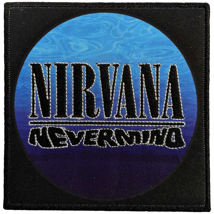 Nirvana 'Nevermind Wavy Logo' (Iron On) Patch