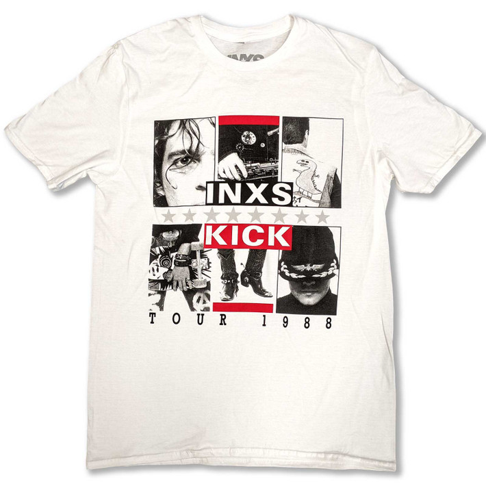 INXS 'KICK Tour' (White) T-Shirt