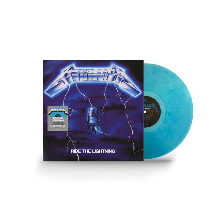 Metallica 'Ride The Lightning' LP 180g Electric Blue Vinyl
