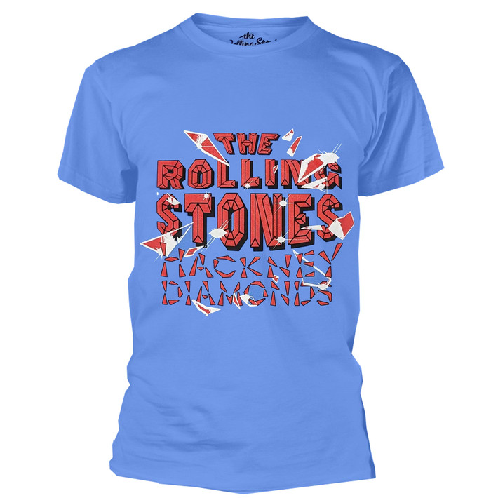 The Rolling Stones 'Hackney Diamonds Shatter' (Blue) T-Shirt