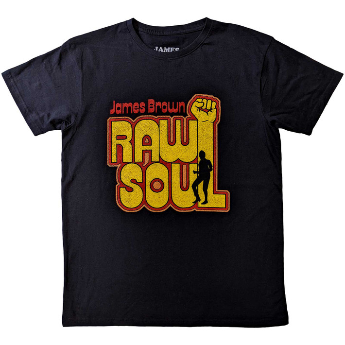 James Brown 'Raw Soul' (Black) T-Shirt