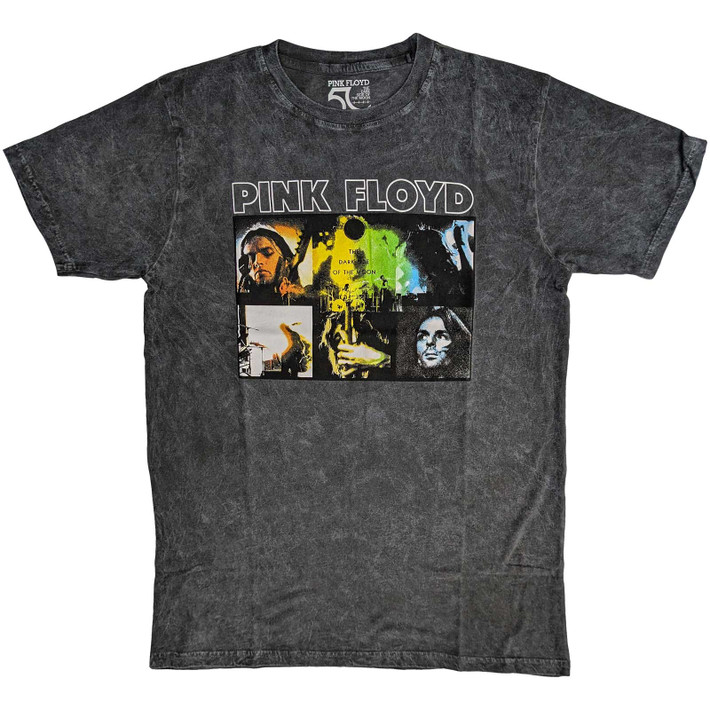 Pink Floyd 'Poster' (Black) Eco Ringer T-Shirt