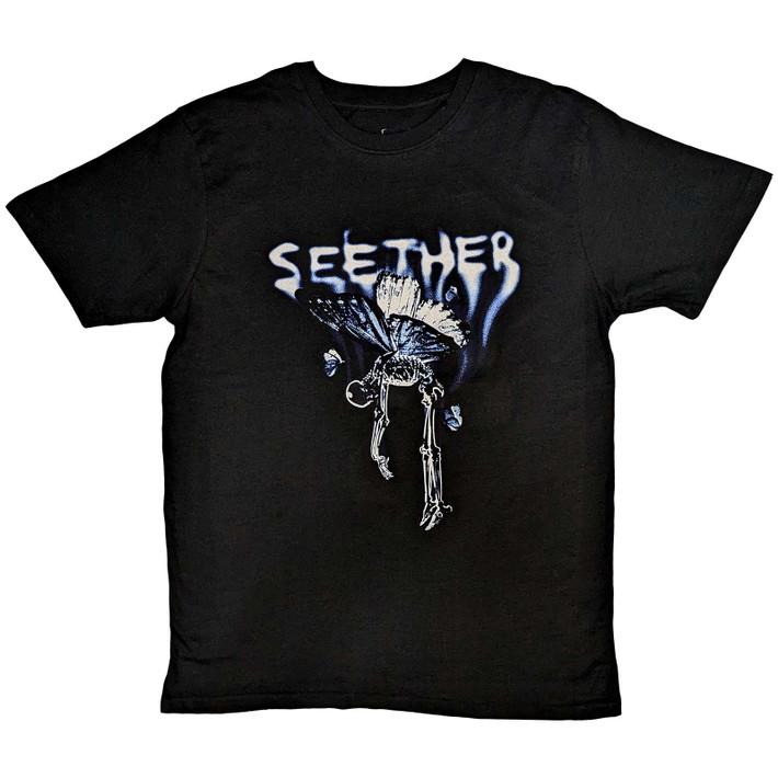 Seether 'Dead Butterfly' (Black) T-Shirt