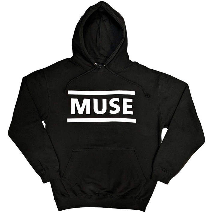 Muse 'White Logo' (Black) Pull Over Hoodie