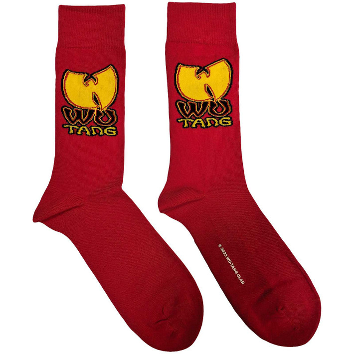 Wu-Tang Clan 'Wu-Tang' (Red) Socks (One Size = UK 7-11)