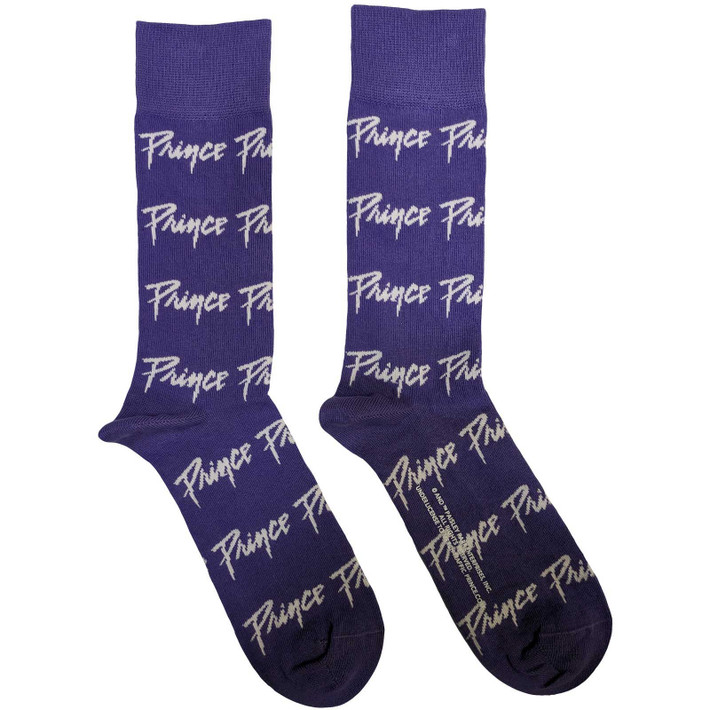 Prince 'Logo Repeat' (Purple) Socks (One Size = UK 7-11)
