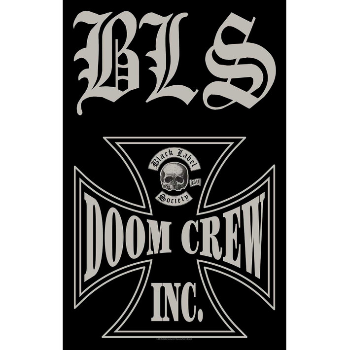 Black Label Society 'Doom Crew' Textile Poster