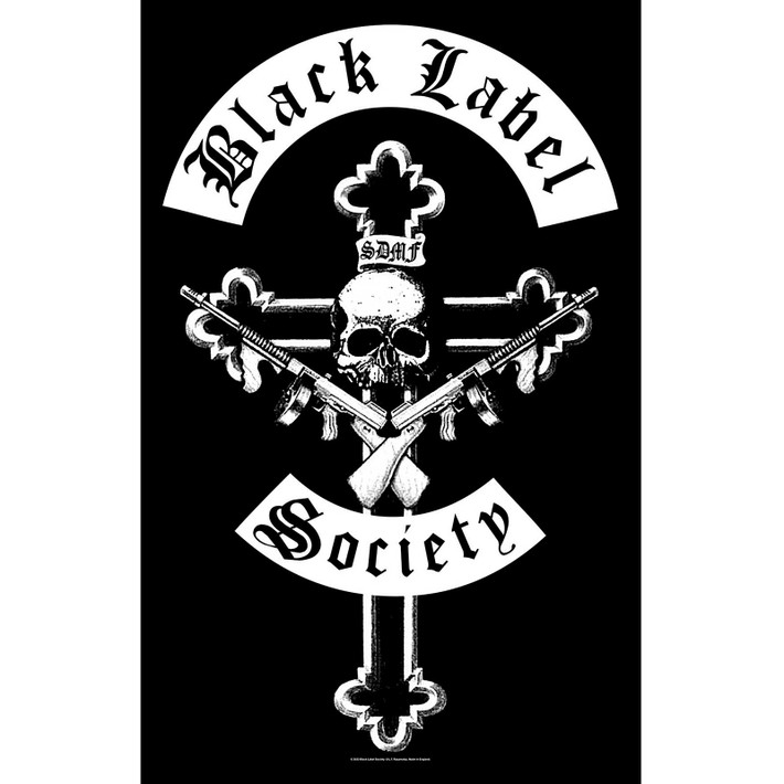 Black Label Society 'Mafia' Textile Poster