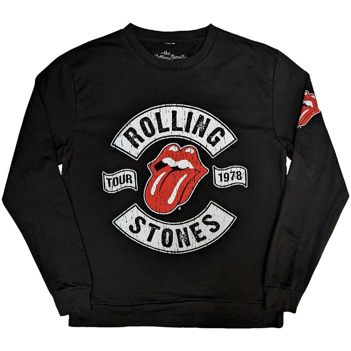 The Rolling Stones 'US Tour 1978' (Black) Sweatshirt