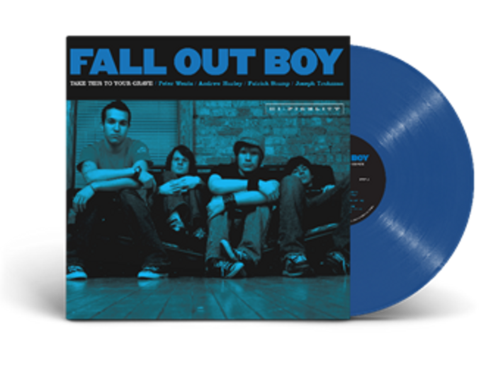 Fall Out Boy 'Take This To Your Grave' LP Blue Jay Vinyl