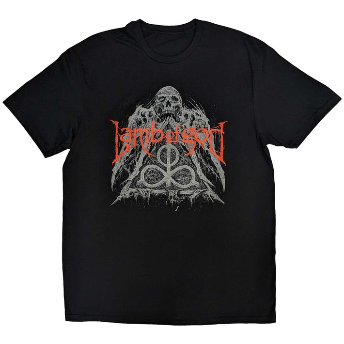 Lamb Of God 'Skull Pyramid' (Black) T-Shirt