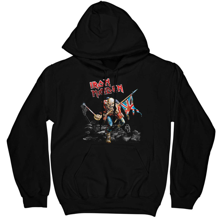 Iron Maiden 'The Trooper' (Black) Pull Over Hoodie