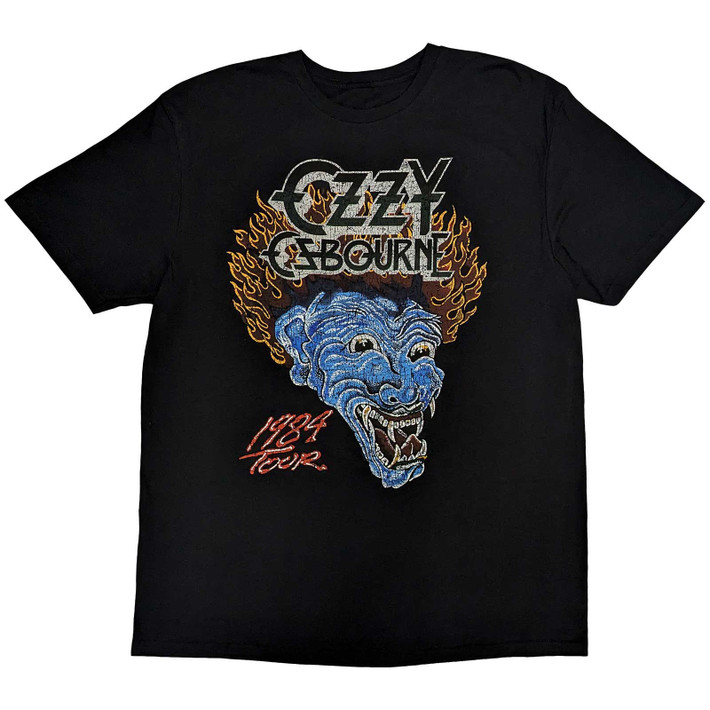 Ozzy Osbourne 'Bark At The Moon Tour '84' (Black) T-Shirt