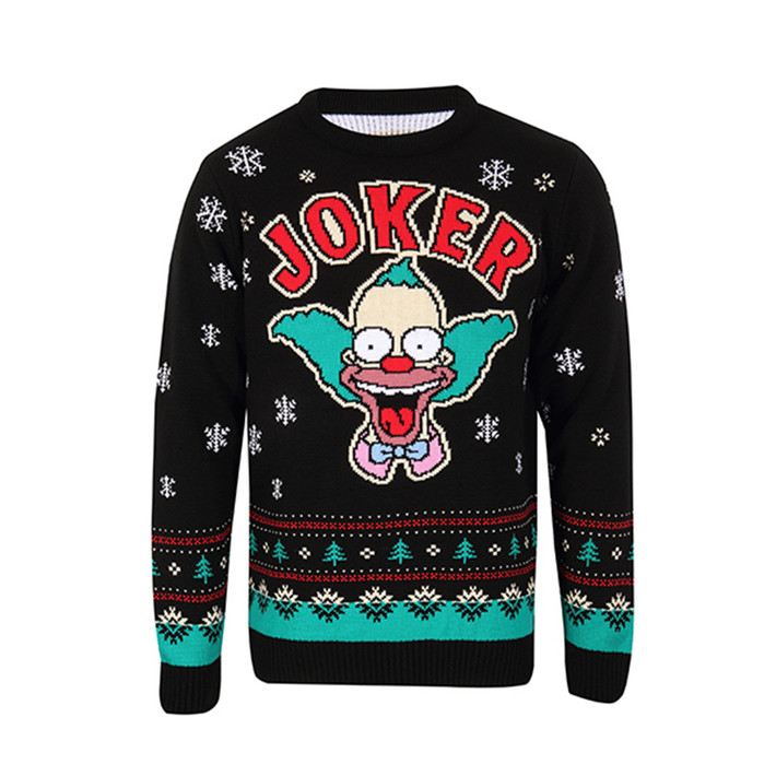 The Simpsons 'Joker' (Black) Knitted Sweatshirt