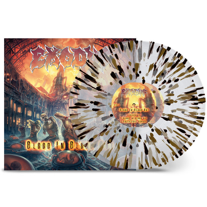 Exodus 'Blood In Blood Out' (10th Anniversary) 2LP Clear Gold Black Splatter Vinyl