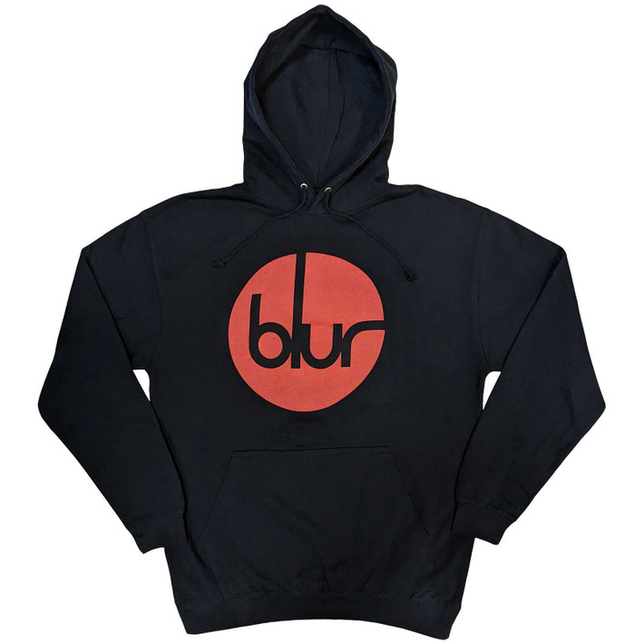 Blur 'Circle Logo' (Navy Blue) Pull Over Hoodie