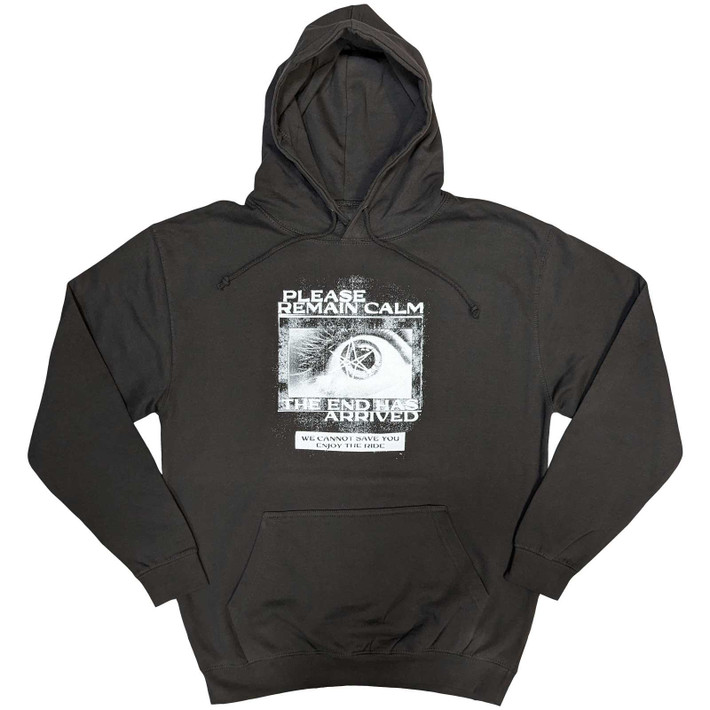 Bring Me The Horizon 'Remain Calm FP' (Grey) Pull Over Hoodie