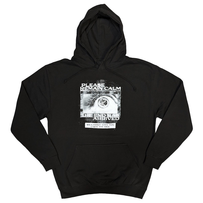 Bring Me The Horizon 'Remain Calm FP' (Black) Pull Over Hoodie