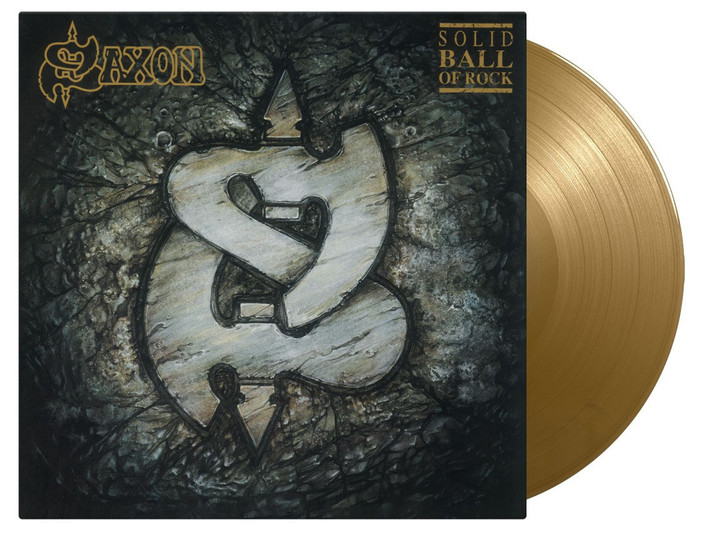 Saxon 'Solid Ball Of Rock' LP 180g Gold Vinyl