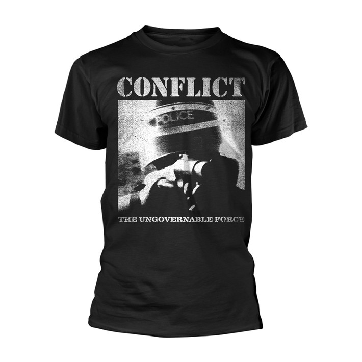 Conflict 'The Ungovernable Force' (Black) T-Shirt
