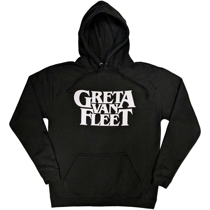 Greta Van Fleet 'Logo' (Black) Pull Over Hoodie