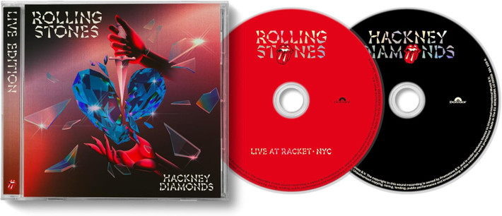 The Rolling Stones 'Hackney Diamonds (Live Edition)' 2CD Jewel Case