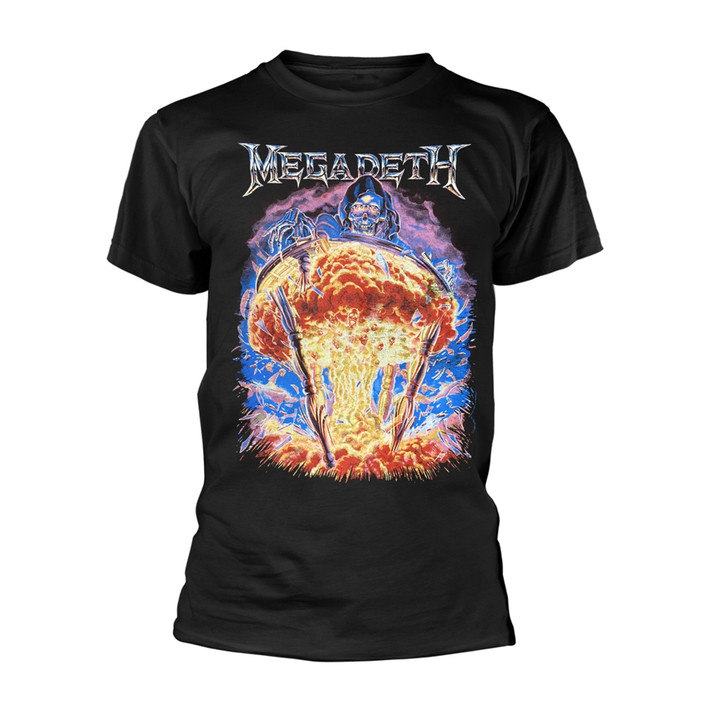 Megadeth 'Bomb Splatter' (Black) T-Shirt