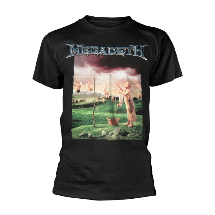 Megadeth 'Youthanasia' (Black) T-Shirt | Eyesore Merch