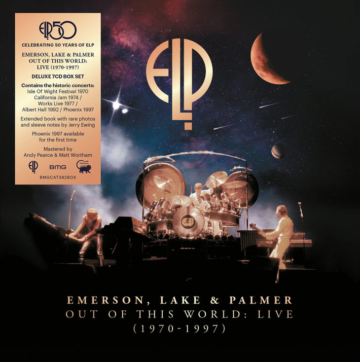Emerson Lake & Palmer 'Out Of This World: Live (1970-1997)' 7CD Box Set