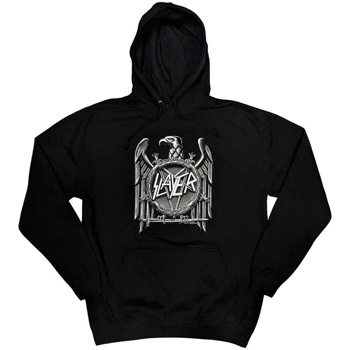 Slayer 'High Contrast Eagle' (Black) Pull Over Hoodie