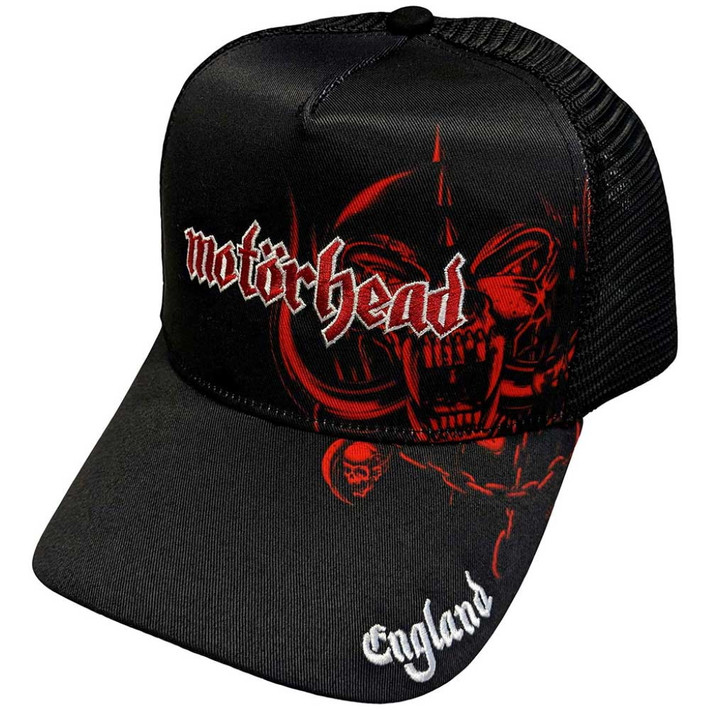 Motorhead 'England Red Warpig' (Black) Trucker Cap