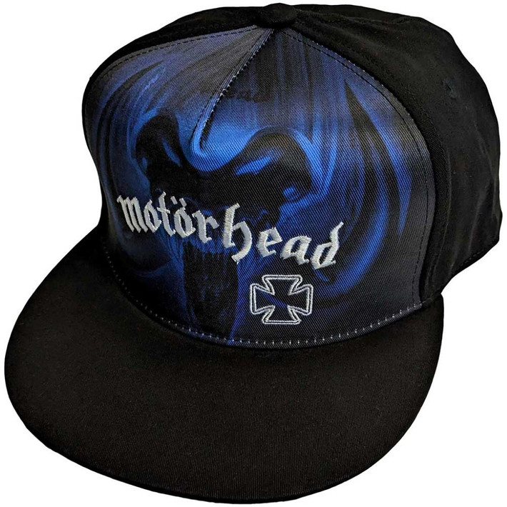 Motorhead 'Rock N Roll Blue Mono' (Black) Snapback Cap