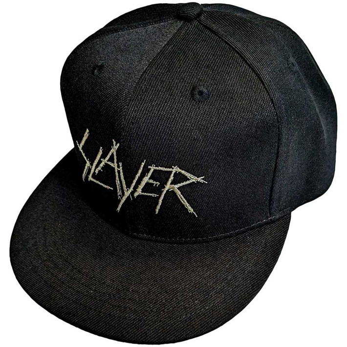 Slayer 'Scratchy Logo' (Black) Snapback Cap