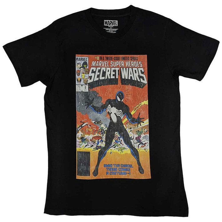 Spider-Man 'Secret Wars' (Black) T-Shirt