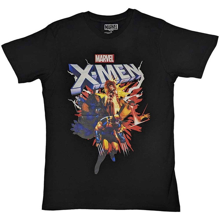 X-Men 'Comic' (Black) T-Shirt | Eyesore Merch