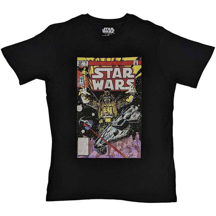 Star Wars 'Darth Vader Comic' (Black) T-Shirt