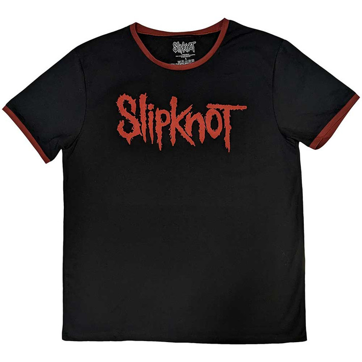 Slipknot 'Logo' (Black) Ringer T-Shirt