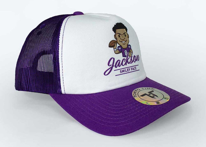 Tokyo Time x NFLPA 'Lamar Jackson Emoji' (Multicoloured) Trucker Cap
