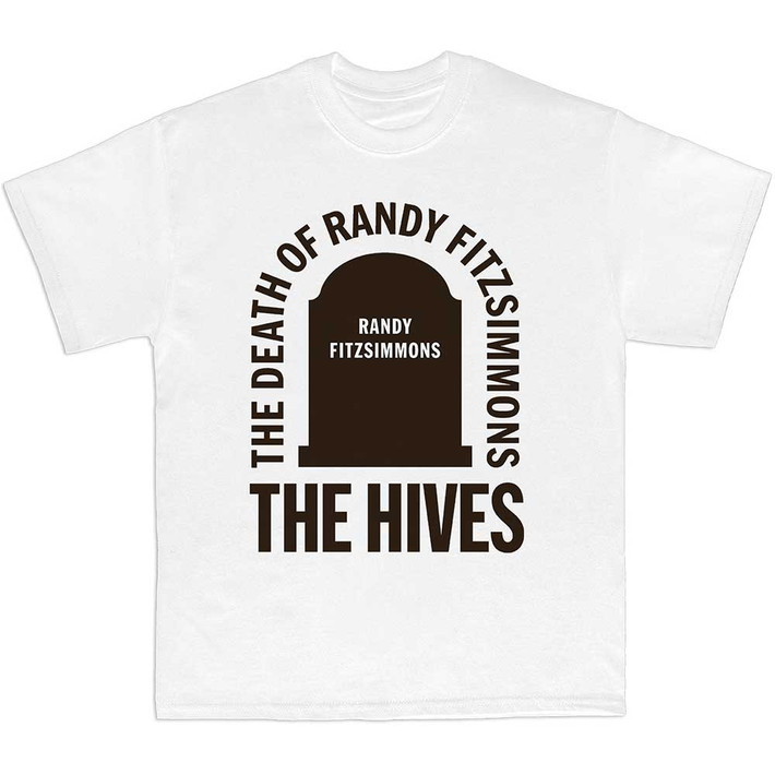 The Hives 'Randy Gravestone' (White) T-Shirt