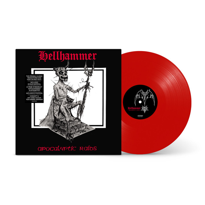 Hellhammer 'Apocalyptic Raids' LP Gatefold Red Vinyl