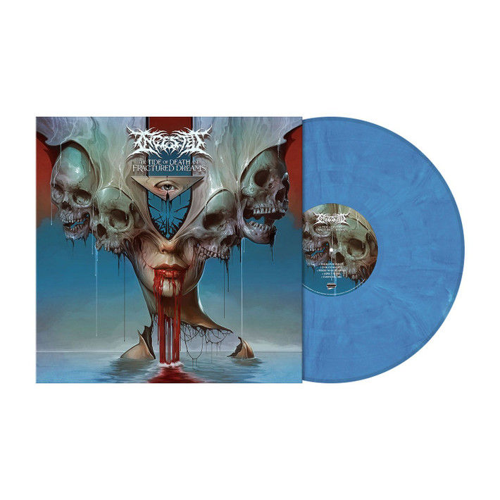 Ingested 'The Tide of Death and Fractured Dreams' LP Blue Marbled  Vinyl