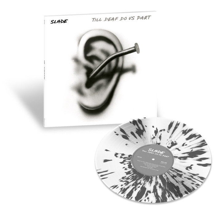 Slade 'Till Deaf Us Do Part' LP Black White Splatter Vinyl