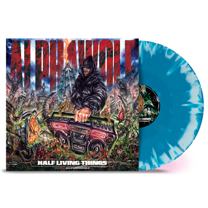 Alpha Wolf 'Half Living Things' LP Blue/Dark Blue Corona Vinyl