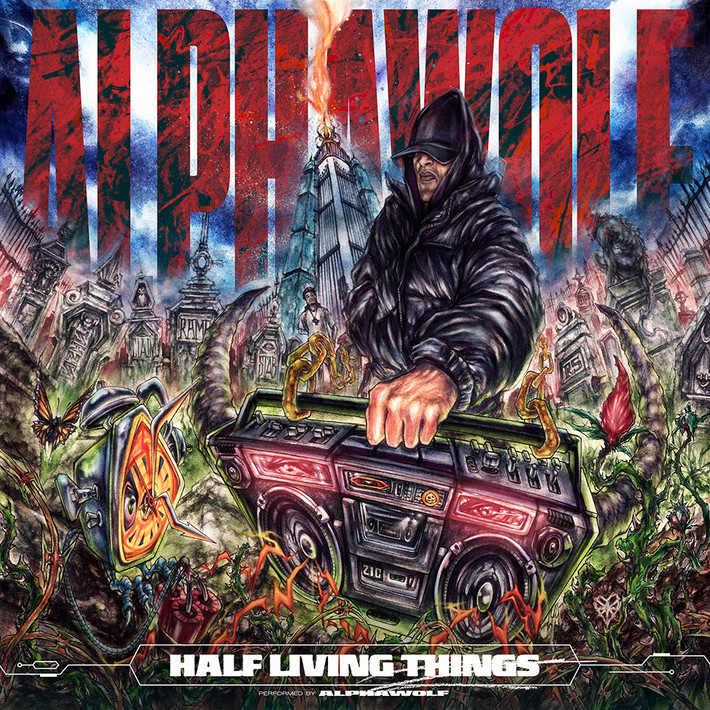 Alpha Wolf 'Half Living Things' CD Jewel Case