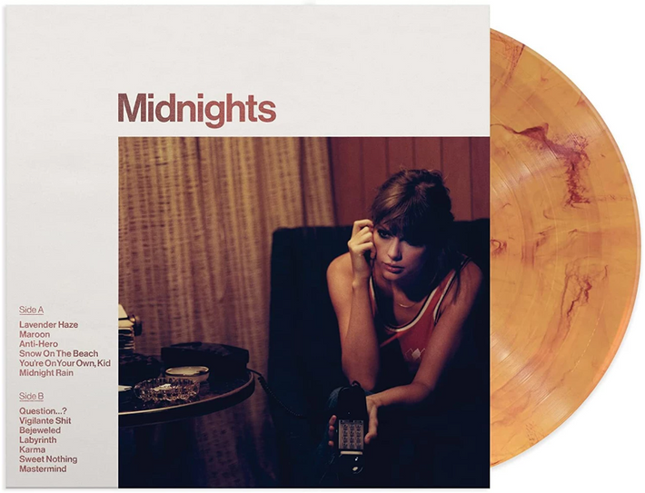 Taylor Swift 'Midnights' LP Gatefold Blood Moon Marbled Vinyl