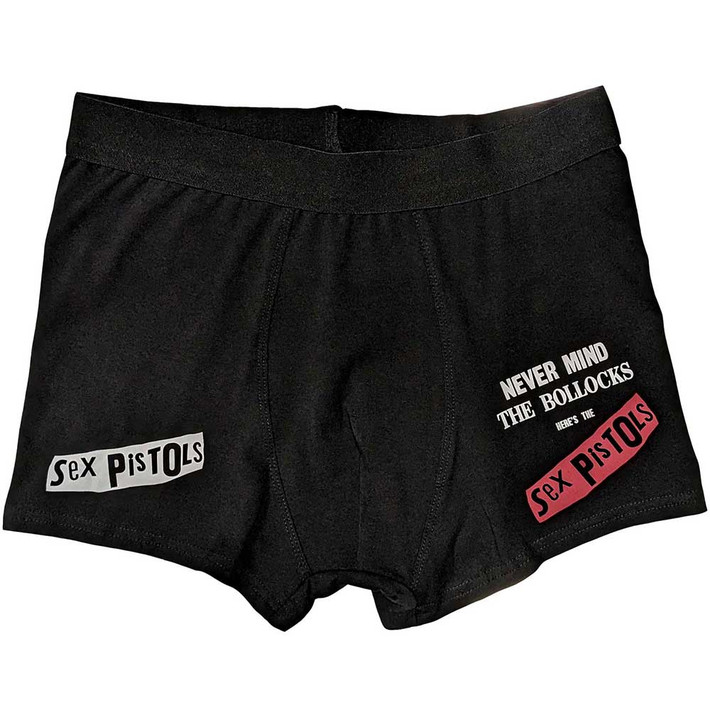 Sex Pistols 'Never Mind the Bollocks Original Album' (Black) Unisex Boxers