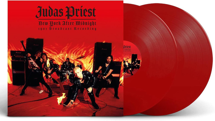 Judas Priest 'New York After Midnight - 1981 Broadcast Recording' 2LP Red Vinyl