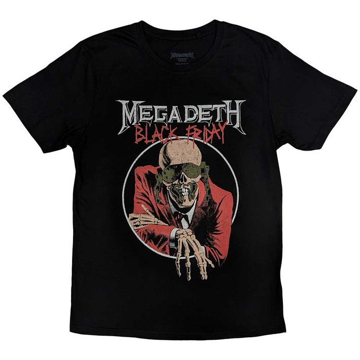 Megadeth 'Black Friday BP' (Black) T-Shirt